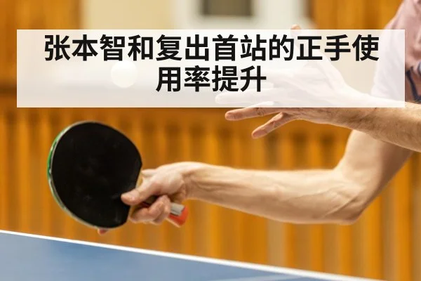 张本智和复出首站的正手使用率提升